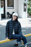 CAT卡特新品三防面料男士戶外休閑絎線羽絨服 黑色 XL 曬單實拍圖