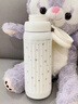 梅派小清新吸管高顏值保溫杯女新款2026水杯子雙飲直飲保冷隨行杯ZP 【雙飲款】奶油白/星星 530ml 曬單實(shí)拍圖