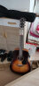 雅马哈（YAMAHA）FG800BS 原声款实木单板初学者民谣吉他圆角吉它41英寸亮光暗红色 实拍图