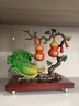 E&N福祿百財(cái)全銅葫蘆擺件客廳酒柜裝飾開(kāi)業(yè)禮物喬遷禮品佰財(cái)白菜擺件 大號(hào) 多福多財(cái) 36*15*30.5CM 曬單實(shí)拍圖