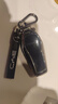 潮盟2024款比亞迪宋L鑰匙套秦plusev宋pro版元plus唐dmi漢海鷗扣 A款-鋼琴黑-配logo皮帶扣 曬單實(shí)拍圖