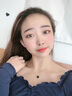 Grace Girl原創(chuàng)四葉草項鏈雙面戴女士簡約玫瑰金色氣質(zhì)生日情人節(jié)送女友老婆 【多倉直發(fā)不刻字】黑紅雙面項鏈 曬單實拍圖
