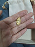 周生生黃金吊墜佛有緣虛空藏菩薩(生肖牛、虎)生生有禮掛墜89231P計價 2.37克(含工費100元) 曬單實拍圖