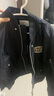 Teenie Weenie小熊秋冬簡約休閑復古飛行員夾克棉服棒球服外套女裝 黑色 XS (155) 曬單實拍圖