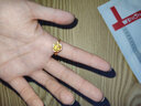 周大福玫瑰花黃金戒指女活口足金首飾(工費(fèi):180計(jì)價(jià))EOF1093 足金 約6.85g 曬單實(shí)拍圖