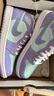 耐克（NIKE）男子 Air Jordan aj1 mid復(fù)古中幫防滑黑紅腳趾籃球鞋運動休閑鞋 DM1200-001男子黑白粉 42 曬單實拍圖