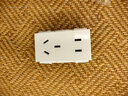 奔際國際128型地面面板模塊二三插模塊電源強電模塊插座 五孔（三位） 曬單實拍圖
