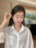 迪后（Dirholl）品牌四葉草淡水珍珠耳釘女氣質(zhì)耳墜銀耳環(huán)套裝生日禮物送女友老婆 四葉草珍珠耳釘+項鏈套裝【精美禮盒】 曬單實(shí)拍圖