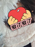 目丸帽子女士冬季騎車戶外可愛圍巾女手套一體騎行加絨保暖帽子毛線帽 白色 曬單實拍圖