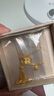 六福珠寶足金花嫁櫻花黃金項鏈套鏈送禮計價(jià)G16TBGN0001 5.83克(含工費752元) 曬單實(shí)拍圖