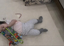 babylove嬰幼兒中筒襪秋冬款保暖純色舒適防掉跟新生兒襪子彈力寶寶襪 霧灰 1雙 0-6月 （9cm） 曬單實拍圖
