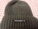 啄木鳥(niǎo)大頭圍針織堆堆帽男秋冬保暖護耳毛線(xiàn)帽女顯臉小日系大版貼布冷帽 炭灰色 均碼(55-60cm以上) 曬單實(shí)拍圖