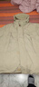 馬登工裝 美式復(fù)古PCU連帽棉服戶外登山中長款派克服加厚棉襖大衣男冬 卡其色 2XL 曬單實拍圖