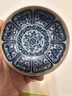 洛湘 景德鎮(zhèn)青花瓷茶杯主人杯手繪普洱杯高端品茗杯柴窯功夫茶道單杯 佛蓮八寶陶泥斗笠杯 曬單實拍圖