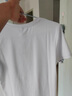 恒源祥白色T恤男士短袖修身圓領(lǐng)純棉夏季上衣服半袖緊身純色打底衫 白色 L 曬單實(shí)拍圖