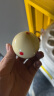 英辉（INVUI）台球子中式美式黑8水晶母球散球大号桌球台球用品6红点57mm 单个 实拍图