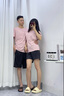 從心睡衣情侶裝一男一女純棉情侶睡衣夏季短袖短褲薄款家居服兩件套裝 25029-26022 L 男+M女 曬單實(shí)拍圖