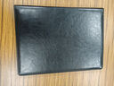 啟禾A4多功能文件夾雙強力夾皮質(zhì)經(jīng)理夾秘書(shū)夾資料夾房產(chǎn)銷(xiāo)售夾簽約本高檔商務(wù)會(huì )議文件合同夾板 黑色-雙夾 曬單實(shí)拍圖