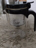 尚明（SAMADOYO）高端磁吸玻璃飄逸杯泡茶壺茶水分離懶人泡茶神器辦公室沖泡茶壺 金灰色800ml+公道杯 曬單實(shí)拍圖