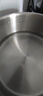 Momscook 不銹鋼火鍋 304火鍋鍋 雙耳復(fù)底 燃?xì)怆姶艩t通用 32x11.5cm火鍋 （XR3211） 32cm 曬單實(shí)拍圖