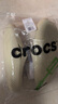 卡駱馳（CROCS）面包涼拖男女同款運動(dòng)拖鞋舒適耐磨休閑|208392 骨白色-2Y2 44 (280mm) 曬單實(shí)拍圖