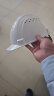 霍尼韦尔（Honeywell）安全帽 H99 ABS 工地建筑 防砸抗冲击 有透气孔 白色 1顶 实拍图
