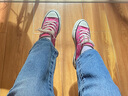 匡威（Converse）官方 1970S男女低幫帆布鞋火龍果粉亮粉色A07083C A07083C 35 曬單實(shí)拍圖