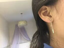 芯奢ins不對稱PO NY朋克超酷男女網紅時尚個性耳釘潮酷酷的無耳洞 有耳洞單只 曬單實拍圖