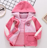 G.DUCKKIDS童裝女童外套春秋新款兒童衣服小女孩休閑風(fēng)衣中小童秋裝上衣夾克 玫紅 110 (建議身高100cm 4-5歲)cm 曬單實(shí)拍圖