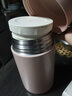 蘇泊爾（SUPOR） 燜燒杯316不銹鋼大容量燜燒壺保溫桶魔法悶燒罐保溫飯盒 茱萸粉1000ml 曬單實(shí)拍圖