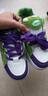 JOBG小眾復古板鞋女春秋季2025新款厚底面包鞋女百搭大頭鞋運動(dòng)小白鞋 紫色 37 曬單實(shí)拍圖