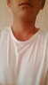 嘉曄（JIAYE）短袖t恤男半袖男生純韓版潮流衣服汗衫夏天T恤桖百搭體恤 白色V領(lǐng) M 曬單實(shí)拍圖