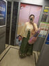 清水溪漢初玉鳥(niǎo)紫藤 清水溪漢初國風(fēng)原創(chuàng  )漢服女長(cháng)短袖圓領(lǐng)衫改良馬面裙春秋 花葉黃長(cháng)袖圓領(lǐng)衫 準現貨 L 曬單實(shí)拍圖