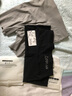 伊情妮 2條裝刺繡安全褲女防走光不卷邊冰絲高腰收腹夏季薄款免穿內(nèi)褲 黑色+灰色 均碼(建議80-120斤) 曬單實(shí)拍圖