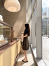 clotho Rennie品牌女裝連衣裙女夏新款2025年收腰顯瘦氣質(zhì)小個(gè)子假兩件背帶裙子 棕色 M 曬單實(shí)拍圖