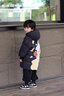 康博童裝男童羽絨服2024冬季新款兒童加厚保暖中長(zhǎng)款連帽女童童裝外套 黑色 120 曬單實(shí)拍圖