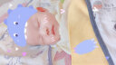 Milkbarn夏季婴儿衣服 3-24月新生儿连体衣 男女宝宝背心短裤哈衣爬服 米色狗狗 66cm(3-6m) 实拍图