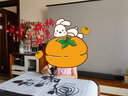 密林折疊書桌學(xué)習(xí)桌角落電腦桌簡約桌子女生臥室小型租房寫字桌 黑色單桌+白色折疊凳 曬單實拍圖