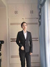 伊婭莎職業(yè)西裝套裝女氣質(zhì)商務(wù)面試正裝修身西服外套酒店經(jīng)理工作服工裝 黑色外套+西褲 L 建議100-110斤 曬單實(shí)拍圖