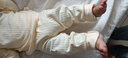 瓊帕(QP)嬰兒衣服男童女童套裝內(nèi)衣套裝男女寶寶純棉立領(lǐng)肩扣兩件兒童秋冬提花秋衣高腰秋褲 米色(胸標(biāo)提花肩扣套裝)【組合】 73CM 曬單實(shí)拍圖