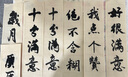 六品堂掌上碑帖 四字米字格成語書法直播教學(xué)半生半熟紙張宣紙帶格子毛筆字書法練習(xí)用紙軟筆作品專用毛邊紙 仿古黑線7cm*4格 800張 買2份送1份，多買多送 曬單實拍圖