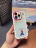 俏皮畫(huà)適用蘋(píng)果16ProMax手機殼新款奶油透明iPhone15Pro可愛(ài)卡通馬里奧鏡頭全包防摔簡(jiǎn)約網(wǎng)紅男女保護套 白色紅圈-口袋馬里奧 iPhone 16 pro 曬單實(shí)拍圖