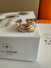 CHARLES&KEITH瑰麗夢境珍珠開口戒指女CK5-31470101 Rose Gold玫瑰金色 S 曬單實拍圖