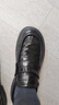 Walker Shop 鞋子男休閑皮鞋【軟羊皮】腳寬大頭正裝商務(wù)男鞋厚底休閑樂(lè )福鞋 黑色套腳 42 曬單實(shí)拍圖