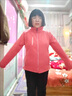 UKMR秋冬搖粒絨外套雪花絨女細(xì)絨抓絨衣立領(lǐng)加厚開(kāi)衫運(yùn)動(dòng)戶外衛(wèi)衣 女款胭脂紅 XL 85-110斤 曬單實(shí)拍圖