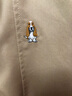 暇步士（Hush Puppies）童裝女童外套25秋季新款兒童連帽風(fēng)衣簡(jiǎn)約氣質(zhì)上衣 暖卡其 140  曬單實(shí)拍圖