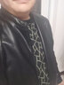 雅鹿皮衣男春秋季款商務(wù)休閑立領(lǐng)純色皮夾克中青年男士爸爸裝外套上衣 曬單實(shí)拍圖