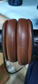 承策 適用索尼SONY MDR-7506 7510耳罩MDR-M1 MDR-V6 CD900ST頭戴式耳機套MSR7耳機罩舒適海綿墊配件 棕色蛋白皮耳套一對【耐用款】 曬單實(shí)拍圖