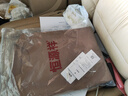 恒源祥不起球可機洗超細(xì)精紡羊毛衫男士薄款爸爸羊毛打底衫春秋裝 摩登咖 M 165 曬單實拍圖