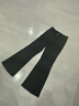森馬（Semir）牛仔褲女森柔牛仔高腰喇叭褲顯瘦顯腿長(cháng)黑色褲子2024冬新款拖地褲 牛仔水洗黑98201 25 曬單實(shí)拍圖